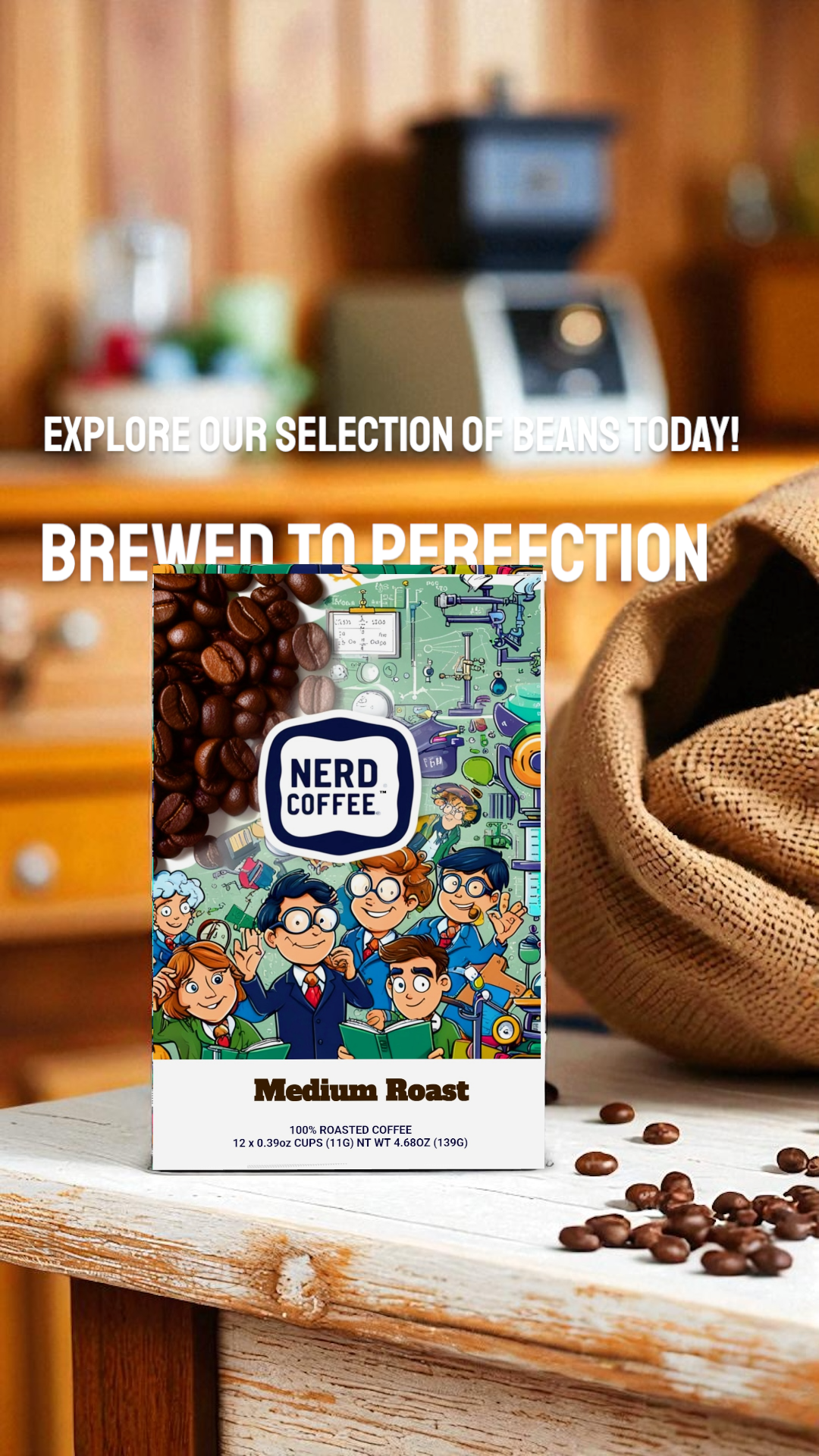 NERD Medium Roast pods