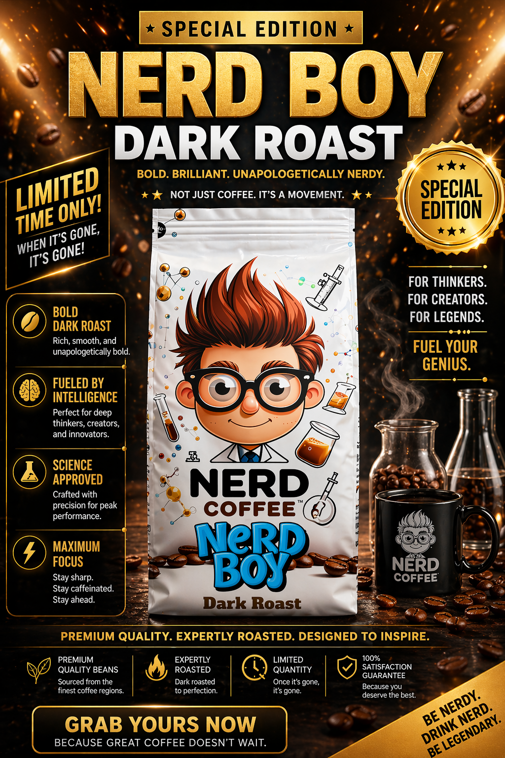 NERD BOY- Dark Roast