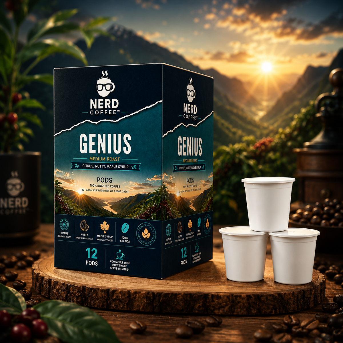NERD Medium Roast pods