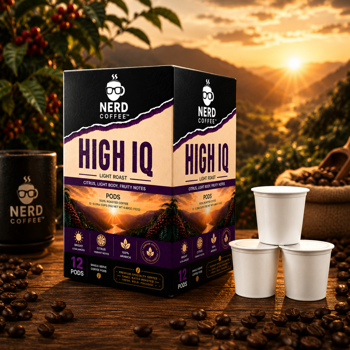 Nerd Light Roast pods